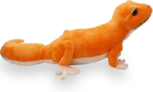 Miniatura 6 de Juguete de peluche realista de Gecko de cola gorda, animales realistas de peluche de animales de simulación