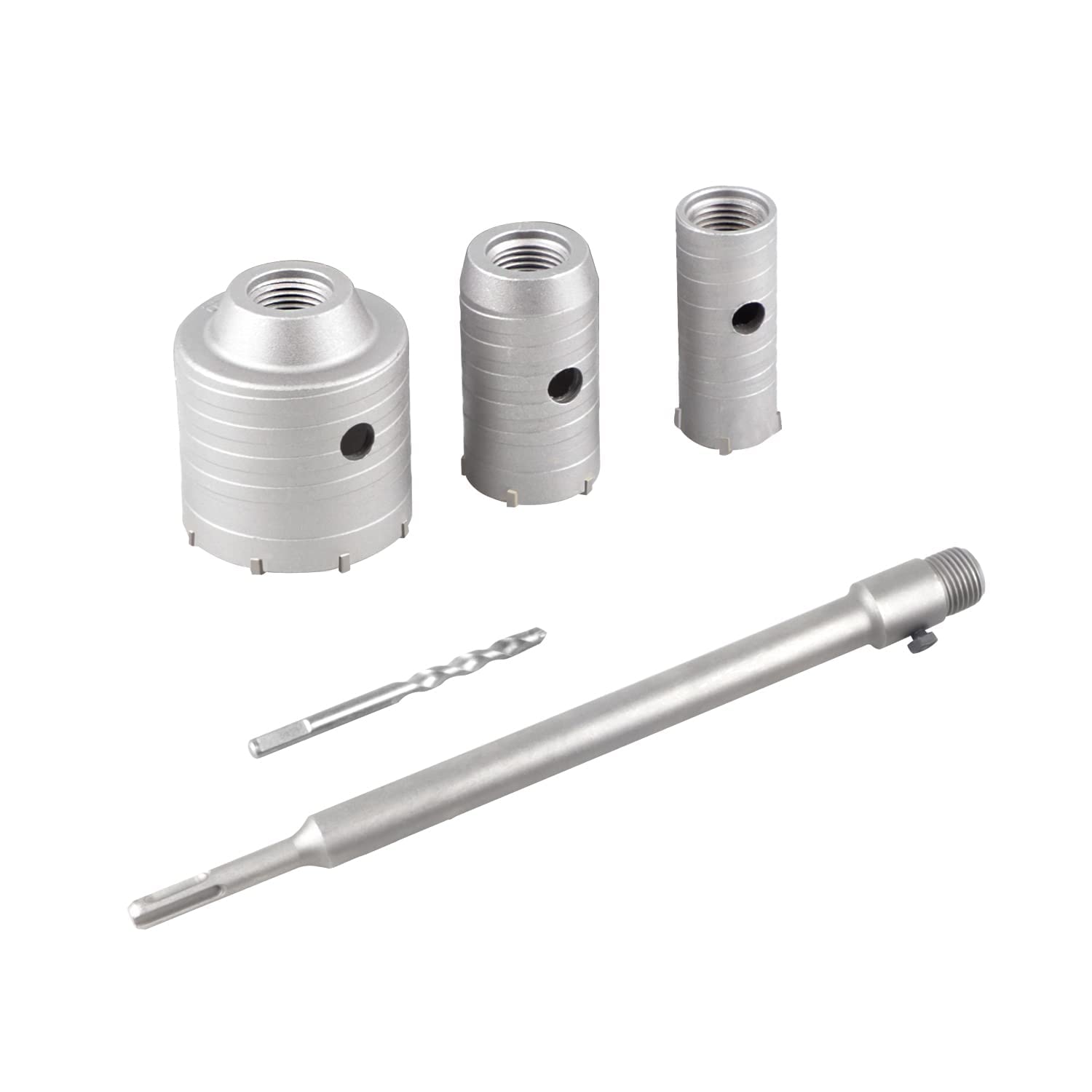 UPTODATETOOLS Concrete Hole Saw Kit Wall Drill, SDS Plus Shank Hole Saw, for Cement Brick Wall, Kit 30 50 65 mm (300mm Connecting Rod) (B0D7Q65VB6) Amazon Price History, Amazon Price Tracker