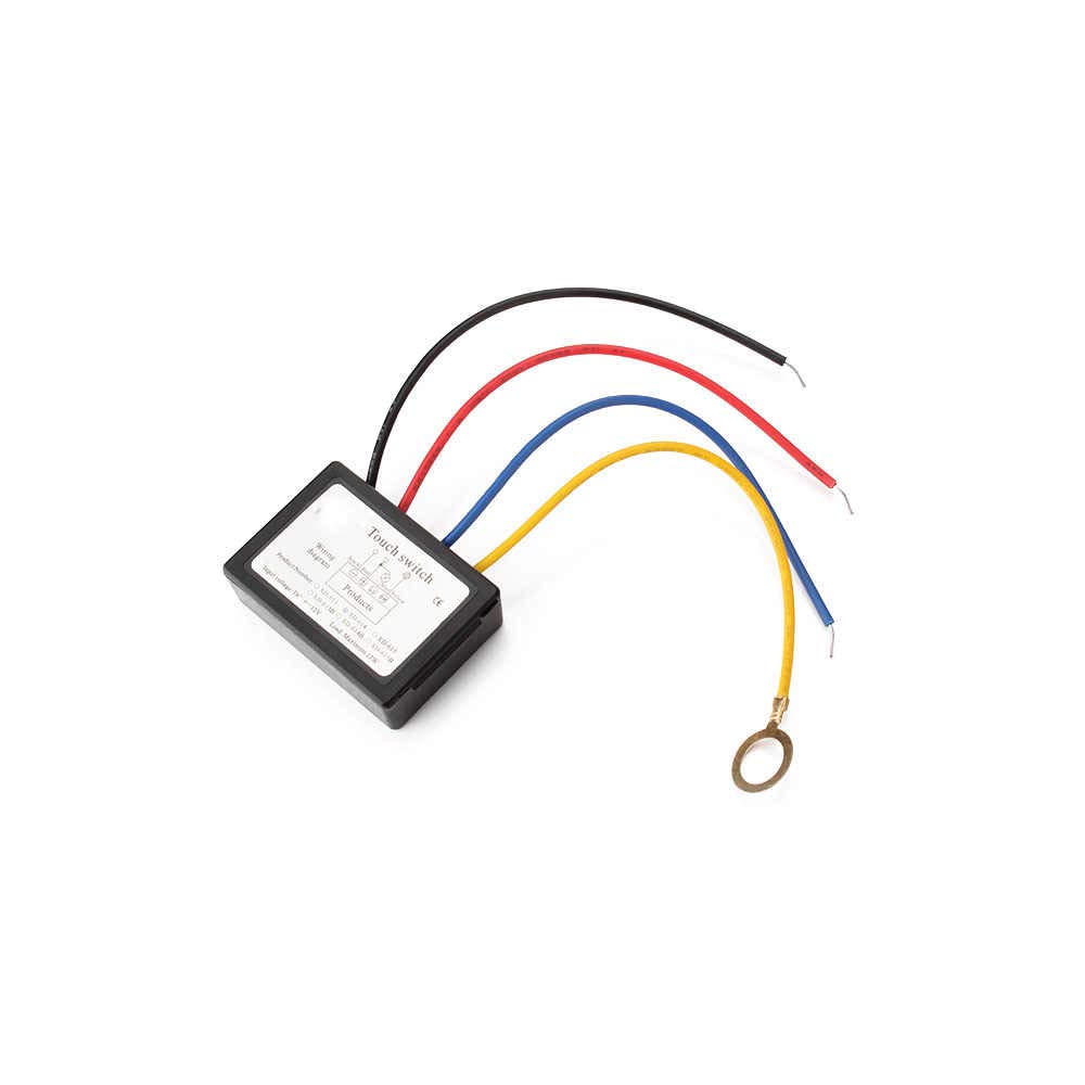 Taidacent 12V Touch Switch with Isolation Protection Touch Conrol Touch Switch for Mirror Table LED Lamp DIY Accessories Stepless Touch Control Dimmer Switch