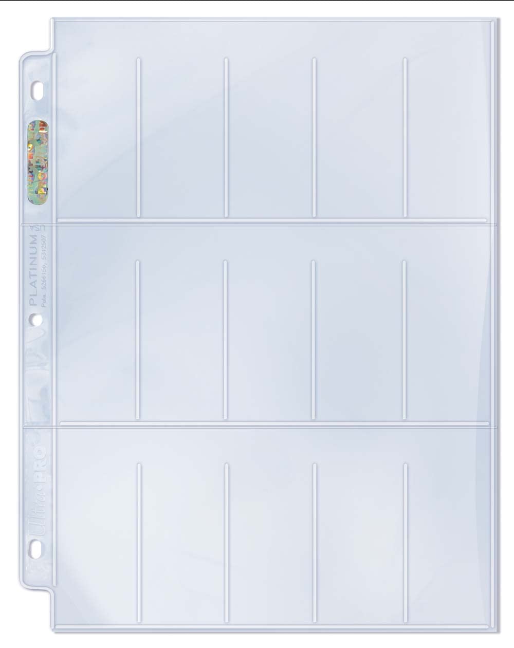Ultra Pro 15 Pocket Pages x 100. Ideal For Cigarette and Tobacco Cards.