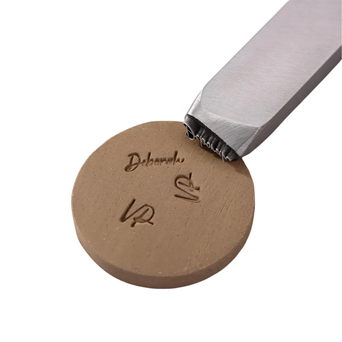 Custom Metal Stamp for Pottery - Hand Made Signature Design Metal Stamp, Stamping Tools for Clay, Steel & Jewelry, Gifts for Potters