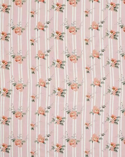 Image of 380 TC Premium Glace Cotton Elastic Fitted Bedsheet King Size with 2 Pillow Covers King Size | Double Bed with All Around Elastic (Rose Flower, Fitted - 72 inchx78 inch King)