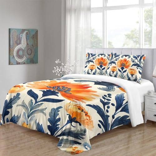 Housse de couette 3D imprimée avec fermeture éclair parure de lit 200x200cm - 5