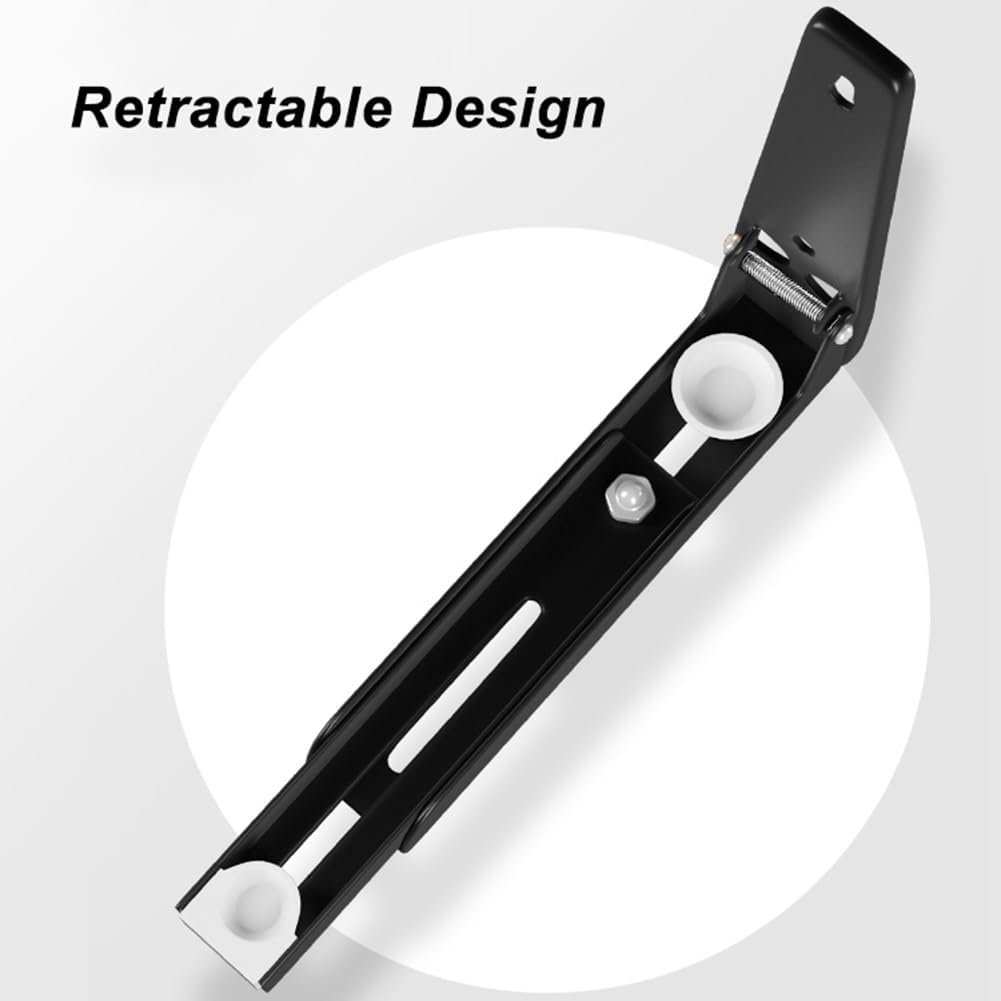 Stainless Steel Microwave Mount Bracket，Expandable Support Frame Foldable Shelf Rack Microwave Oven Wall Mount Bracket