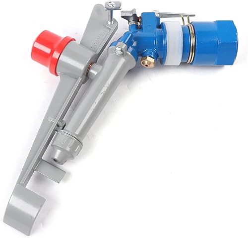 Pistola de pulverización de riego agrícola de 1 "rociador de área grande ajustable de 360 ° de riego de agua pistola de pulverización de riego de