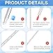 Relaxweex General Purpose Lab Thermometer 12 Inch Total Immersion Glass Liquid in Glass Thermometer for Laboratories Universities Food and Beverage Processing Clear(-20 to 150 ℃)