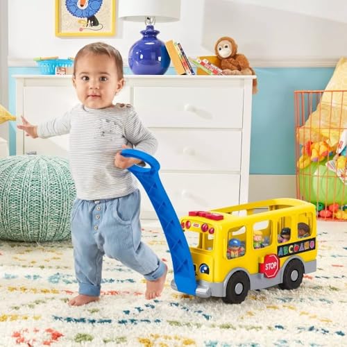 Fisher-Price Little People Big Yellow School Bus Toddler Toy - image 2