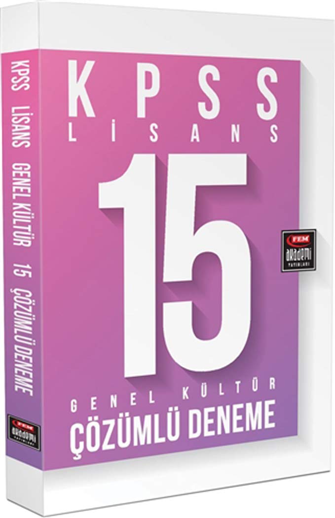 KPPS 2015 Lisans Genel Kültür 15 Çözümlü Deneme