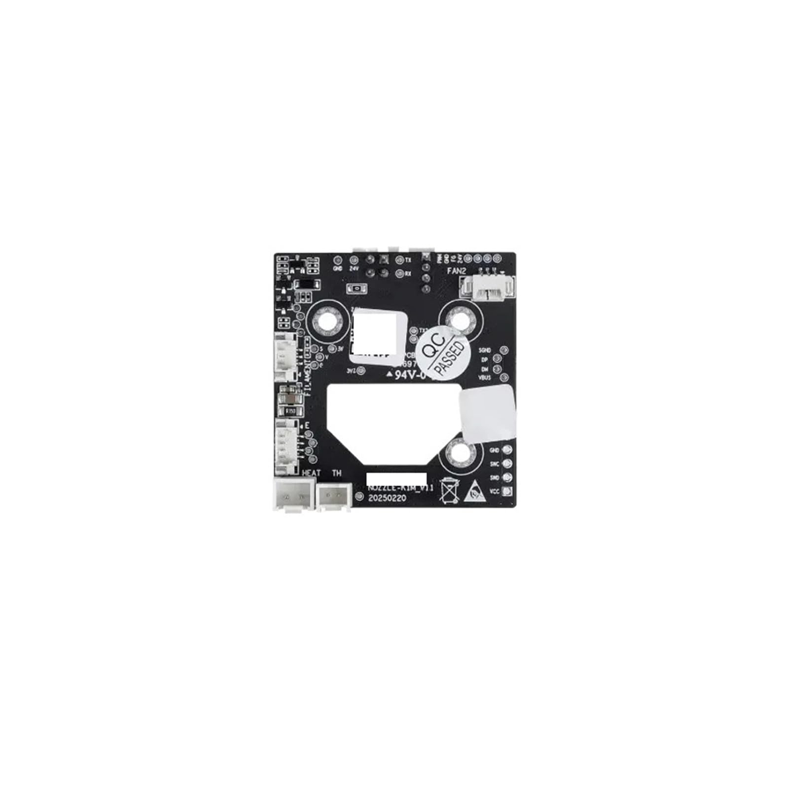 Compatibile con Creality, scheda adattatore testa portautensili K1C Max | Scheda madre testa utensile 2025 K1C K1 Max, adattatore di trasferimento estrusore ugello, PCB di controllo