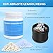 KomeStone Rock Tumbler Grit and Polish Refill Kit - 10 Pounds, Ultimate Value Pack with Ceramic & Plastic Pellets, Polishes Up to 70 lbs. of Rocks, 4-Step Tumbling Media, Works with All Rock Tumblers