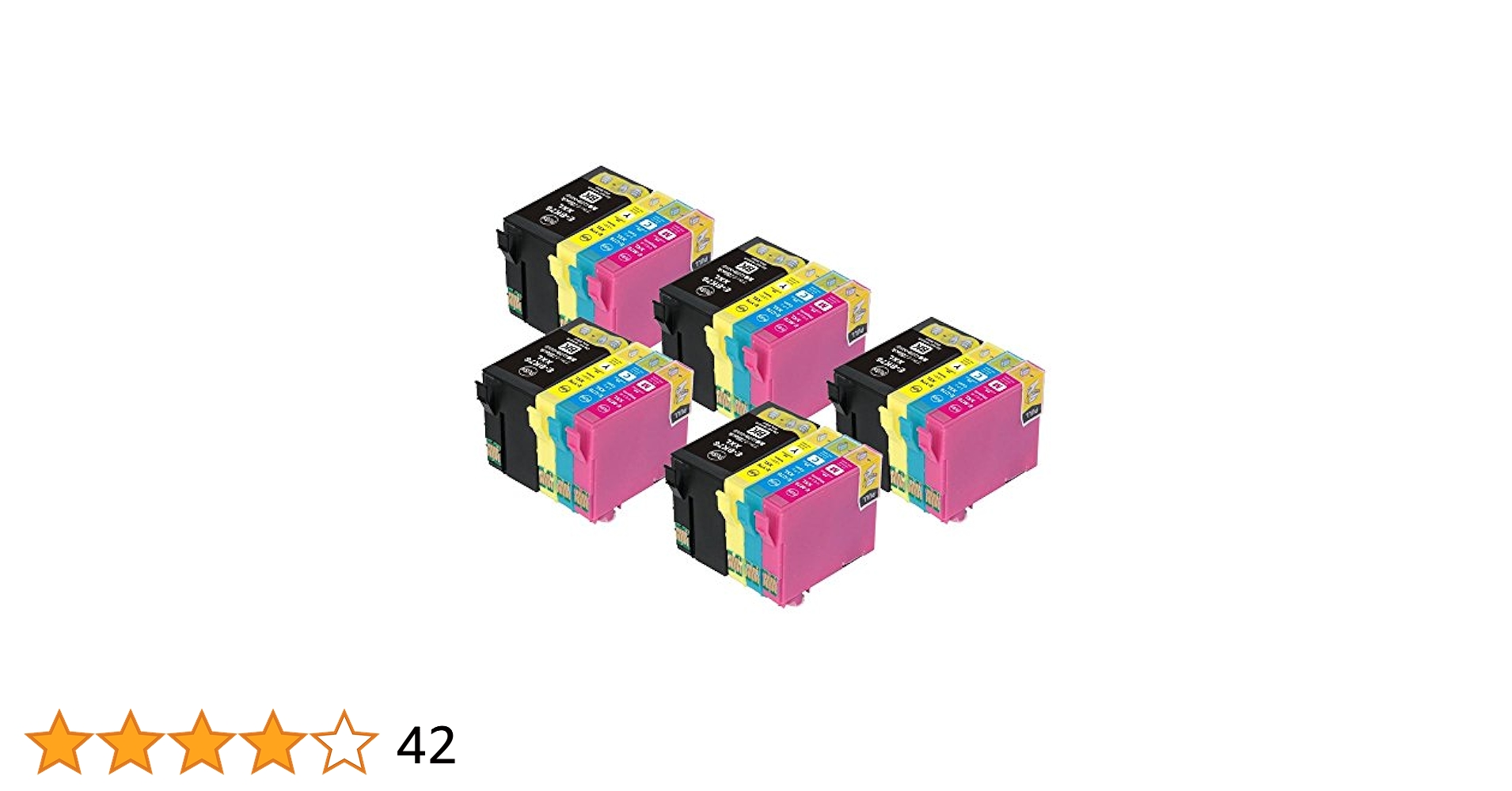 Amazon.co.jp: EPSON エプソン IC4CL76 互換インクカートリッジ