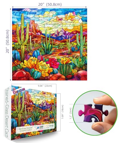 Rompecabezas Paisaje Desierto 14 años A miniatura 2