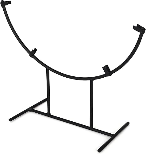 Miniatura 2 de Milltown Merchants Soporte de exhibición redondo de metal, base de arte de vidrio fundido, soporte para placasoporte para platos, soporte para panel