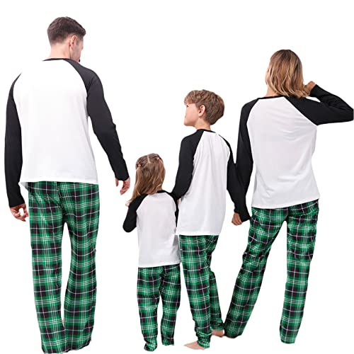Lizxun Christmas Pajamas for Family Christmas Pjs Matching Sets Red Plaid Christma Pajama Family Xmas Holiday Sleepwear Set2