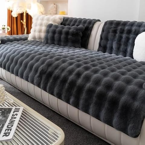 MDSASFD Faux Fur Couch Cover Cover