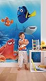 komar 4-446 - carta da parati disney alla ricerca di dory e amici, 184 x 254 cm, multicolore (confezione da 4)