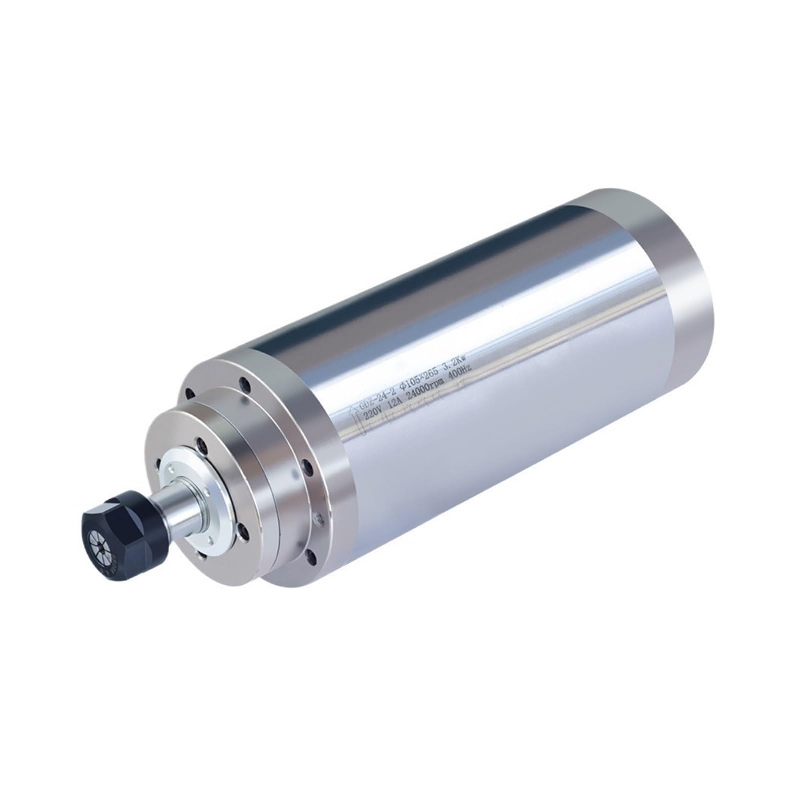 WAAZVXS 3.2KW 220V/380V Spindle Motor Tool Water-Cooled ER20 Collet 105mm with Bearings for CNC Router Engraving Machine (Color : GDZ-24-2, Size : 380V)