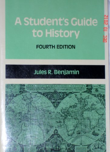 A student's guide to history 0312770049 Book Cover