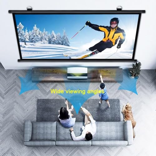 Pantalla para proyector manual 60in 16:9 miniatura 2