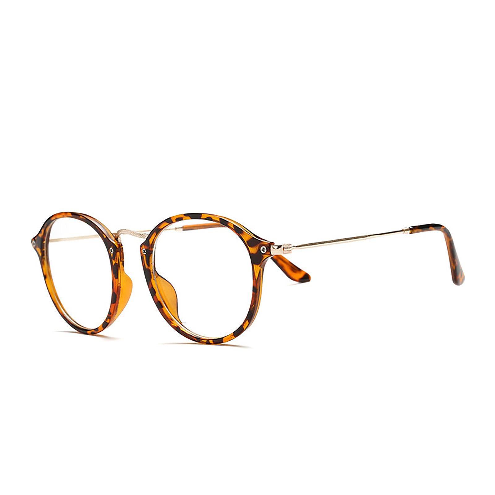 Okrągłe okulary do czytania z filtrem niebieskiego światła, unisex, niespolaryzowane, oprawki TR90 ​z zawiasem sprężynowym, pomoc do czytania dla kobiet i mężczyzn + 1,5 dioptrii