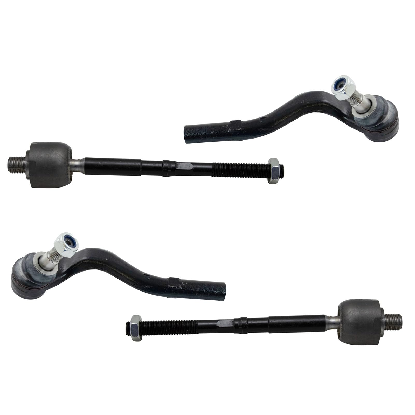 TRQ Front Tie Rod Set Compatible with 2014-2016 Mercedes-Benz E250 2010-2016 E350 2013-2016 E400 2010-2011 E550