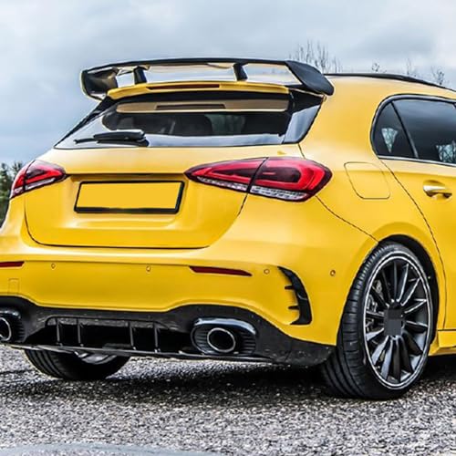 Becquets Arrière Voiture Pour Mercedes Benz/AMG Classe A W176/W177 A35/A45 S/A160/A180/A180d/A200/A220d/A250/A250e, Aileron Coffre Toit Queue, Pièces De Voiture,Carbon Fiber Look