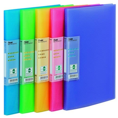 Pentel Recycology Vivid Display Book A4 30 Pockets - Color: Blue, Medium - Image 4