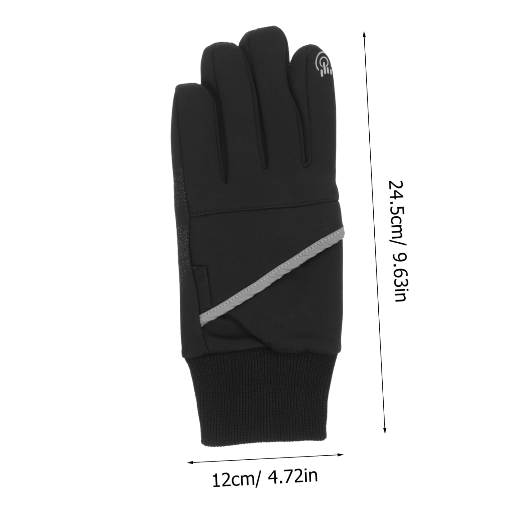 NAMOARLY Waterproof Windproof Men's Winter Gloves Touch Screen Warm Full Finger Gloves Pair