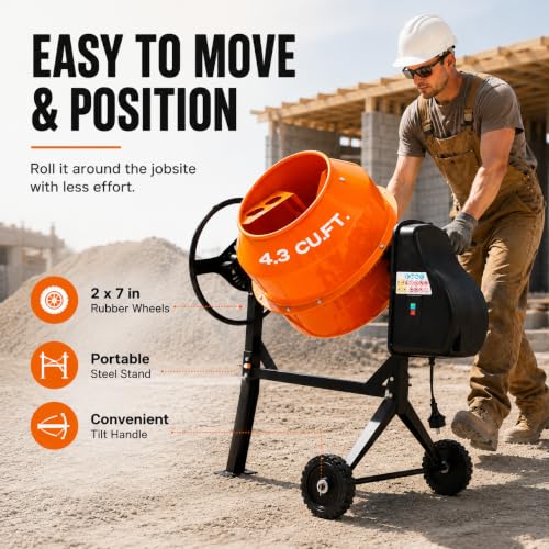 SILVEL Electric Cement Mixer