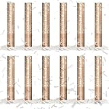 OH YEAH - 12 Unidades - Cañón Confeti Tiras Blancas - 30 cm - Fiestas y Celebraciones - Ideal para Bodas, Cumpleaños, Eventos y Despedidas - Gran Potencia de Alcance - FÁCIL DE USAR