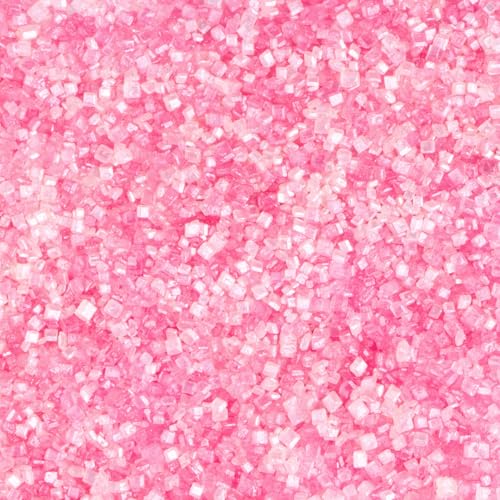 Image of Sweets Indeed Valentines Day Pink Sugar | Colored Sugar Crystals for Baking & Decorating, Cupcakes, Cookies, Cakes, Donuts & Desserts - Festive Valentine Baking Decorations | 5.11 oz