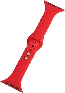 Quse Slim Silikon Kordon, Apple Watch Series 11/10/9/8/7/6/5/3/SE/SE2/SE3 ile Uyumlu, 46mm/45mm/44mm & 42mm/41mm/40mm