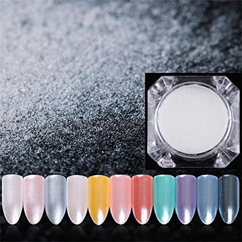 Nagelkunst-Pailletten Glitzerpuder für Damen, Nagelkunst, Glitzerpuder für Frauen, glänzende DIY-Pigment-Maniküre mit… – Bild 4