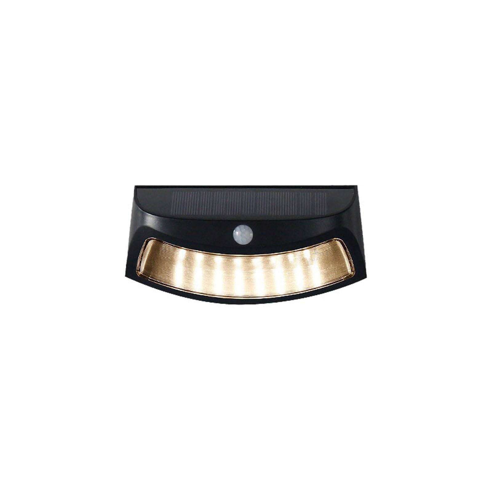 Lámpara Solar de Pared para Exteriores con Sensor de Movimiento, Resistente Alua Ip65, Led, con Sensor Crepuscular Y Luz de Seguridad Inalámbrica para Jardín, Patio, Terraza, Camino, Escalera, Garaje,