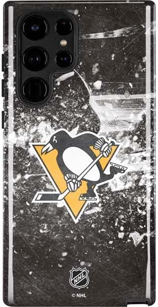 Skinit Impact Phone Case Compatible with Galaxy S24 Ultra - Officially Licensed NHL Pittsburgh Penguins Camo Design