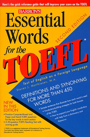 Essential Words for the TOEFL (Barron's Essential Words for the TOEFL)