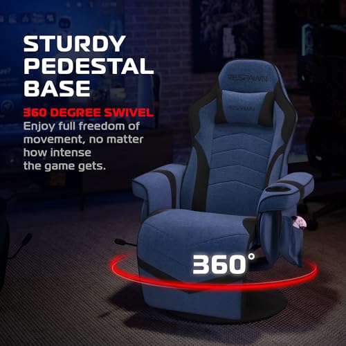 Image of Respawn 900 Gaming Recliner Chair with Footrest, Cup Holder and Swivel