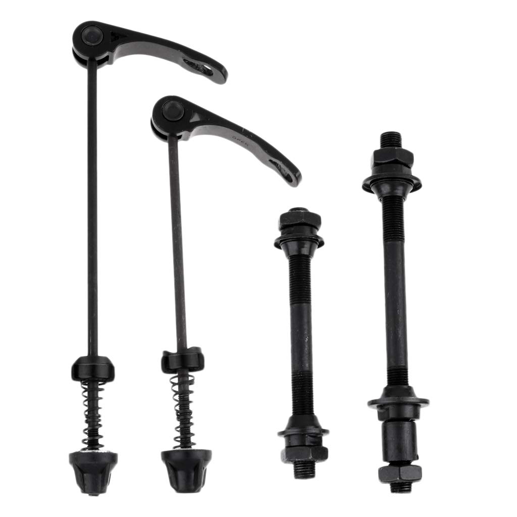 5 Set Ultraleichtes Fahrrad Fahrrad Schnellspanner Set Vorderrad Hinterrad Nabe Achse