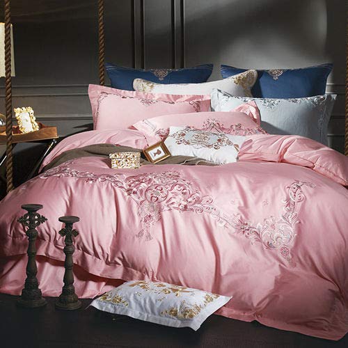 RONGXIE Egyptian Cotton White gray purple Bedding Sets/Bedclothes King Queen size Duvet Cover Bed Sheet Linens set