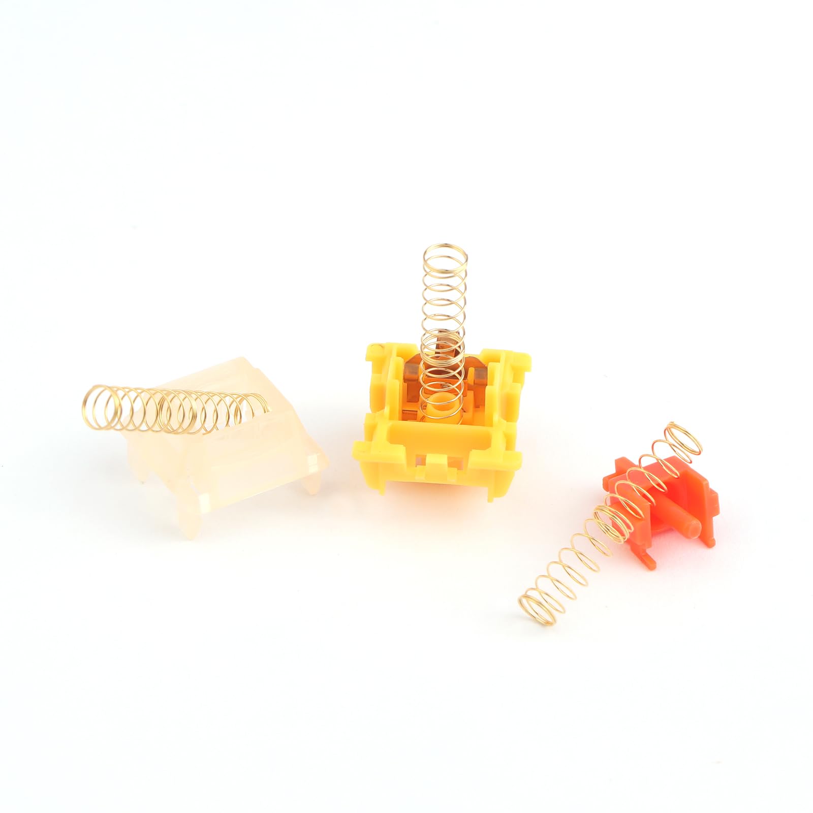 Dual Stage Springs for Keyboard Switches 62g 110Pcs/Pack Gold