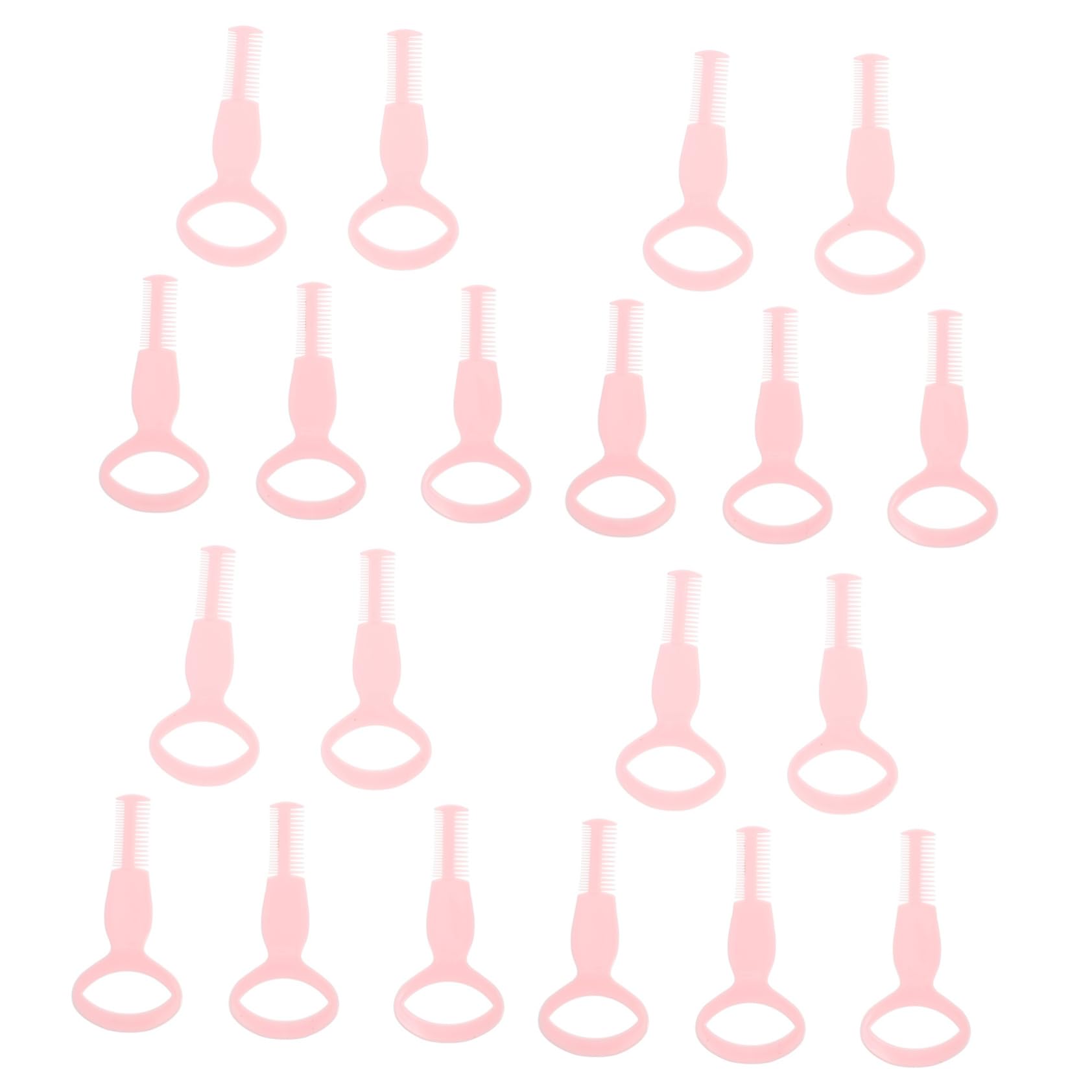 IWOWHERO Pcs Makeup Mascara Guard Applicator Tools in Mascara Shield Brush Pp Material Safe Easy to Clean for Lash Perm Random