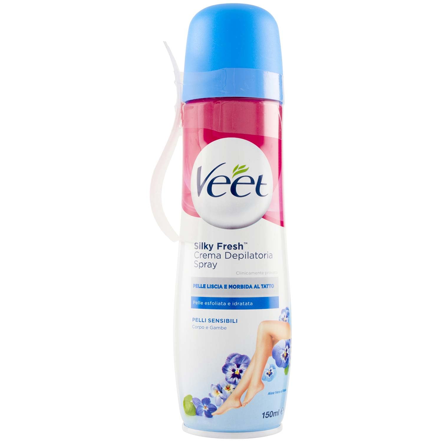 Veet Crema Depilatoria spray para Piel Delicada - 150 ml