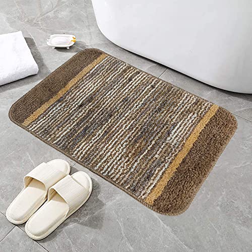 Image of Door Mats for Home | Door Mats for Home Entrance | Door Mat for Bathroom| Soft & Super Absorbent Mats for Shower | Washable, Non-Slip & Quick-Drying Mats (Pack of 2) (Beige2)