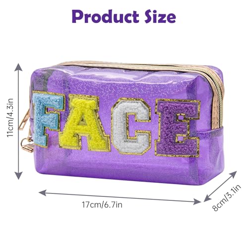 Trousse de maquillage de voyage violette idéale pour vos weekends et déplacements - 2