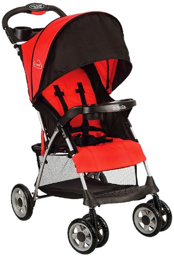 Kolcraft Cloud Plus Lightweight Stroller, Fire Red