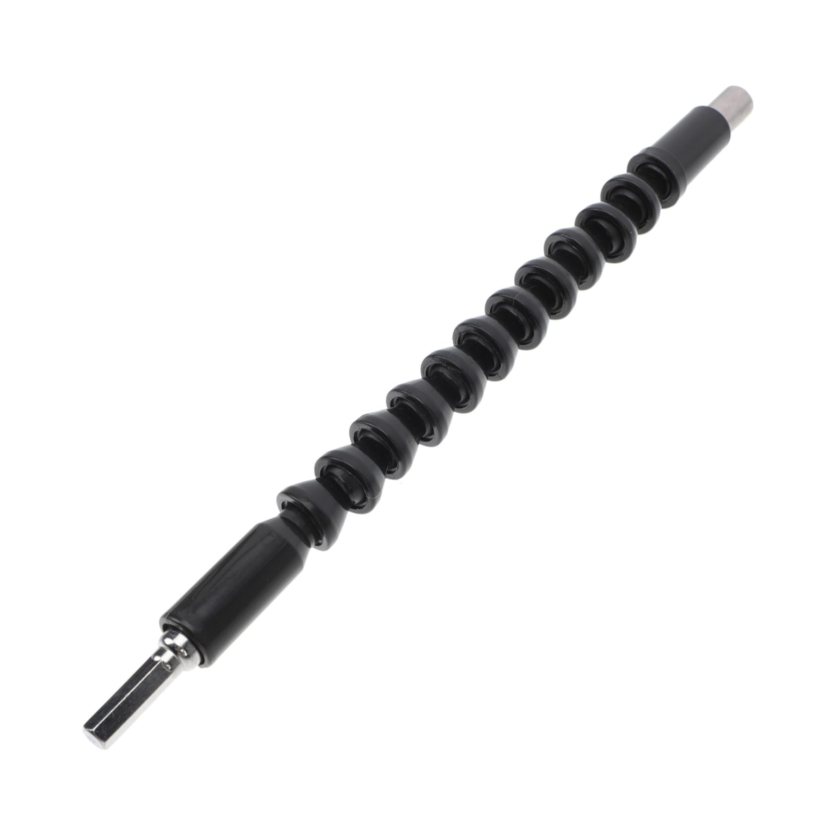 LALAFINA Flexible Shafts Right Angle Drill Drill Attachment Flexible Shaft Extension Bits Metal Black