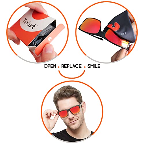 Image of Performance Replacement Lenses Compatible with Oakley Turbine Rotor OO9307 Polarized Etched