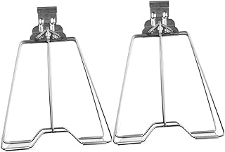 Housoutil 2 Peças De Aço Inoxidável Pato Assado Tenaz Grelha A Carvão Grelha De Aço Inoxidável Grelha Defumador A Carvão Grelha Do Forno Grelha Dobrável Suporte Para Bife De Costela