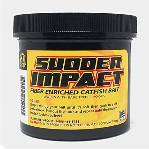Team Catfish Sudden Impact Catfish Fiber Bait (12 oz) Made in USA Cover