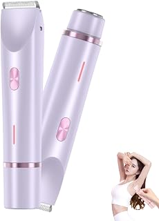 razerly,Dual Head Shaver Women,rasuradora Mujer Zona Intima,afeitadora Mujer Pubis,rasuradora Mujer,Trim Pod 2.0 Dhaver Women,Electric Hair Trimmer,Ipx7 Waterproof Rechargeable Wet and Dry Hair